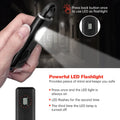 130dB Rechargeable Personal Alarm Keychain, LED Flash Emergency Security Alarm Portable Self-Defense Device for Women Student