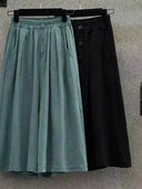 Summer Loose Fit plus Size Women's Pants Thin Seven-Foot-Length High Waist Trousers Cover Hip Korean Sle Casual Faion