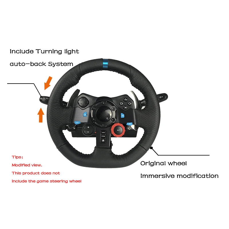 Euro/American Truck Simulator Games Steering Wheel Turn signal wiper retrofit kit For Logitech G29 G27 G923 For T300