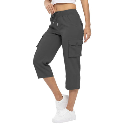 Women'S Pants Summer Fashion Pocket Design Cuffed | SAMAG