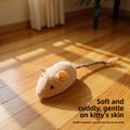 New Cat Toy Simulation Plush Grass Mouse Self Entertaining Chew Resistant Interactive with Catnip for Kitten Pet Play