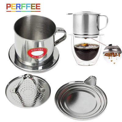 Vietnamese Coffee Filter Stainless Steel Style Dripper | SAMAG
