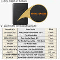 10/11/12th Generation 6 6.8 7 inch e-Reader Case Auto Sleep/Wake Leather Colorsoft Cover for Kindle Paperwhite 1/2/3/4/5 2024