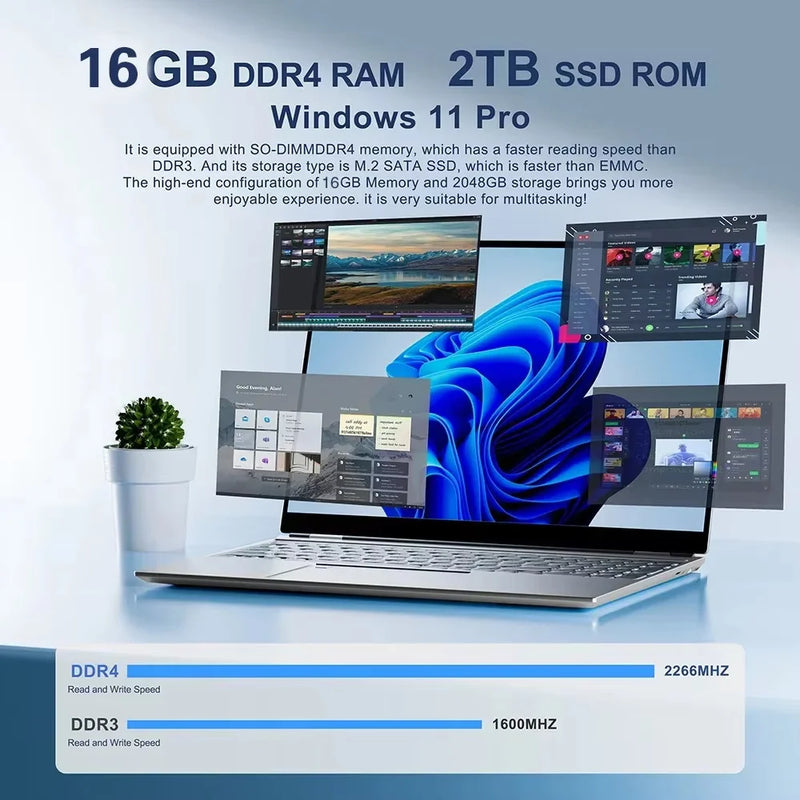 ACEKAMAS 14.1" intel Core i9-10980HK laptop 16GB RAM 1/2TB SSD Portable laptops Windows 11 Pro Office Gaming Notebook computer