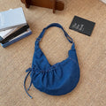 Korean Hobo Bags Women Comfortable and Versatile Texture Crossbody bags Denim Storage Bag Casual Trendy Simple Shoulder bag sacs