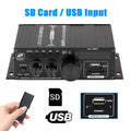 AK380/370/350 800W 12V HiFi Power Amplifier Home Karaoke Car Audio Power Amplifier Stereo BASS Speaker Class D Home Sound Amp