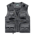 Men's Fishing Vest Breathable Multi Pocket Outdoor Mountaineering Cycling Camping Travel Photography Men's Sports Vest