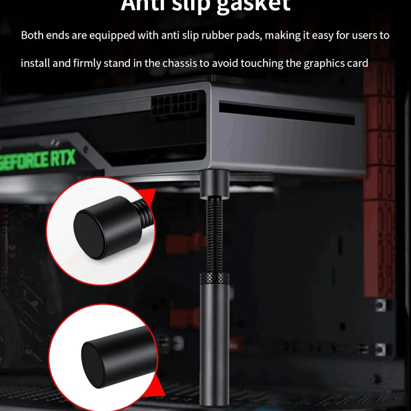 GPUHOLD Graphics Card GPU Holder Magnetic Bracket Video Card Holder Vertical Telescopic Rotating Stand