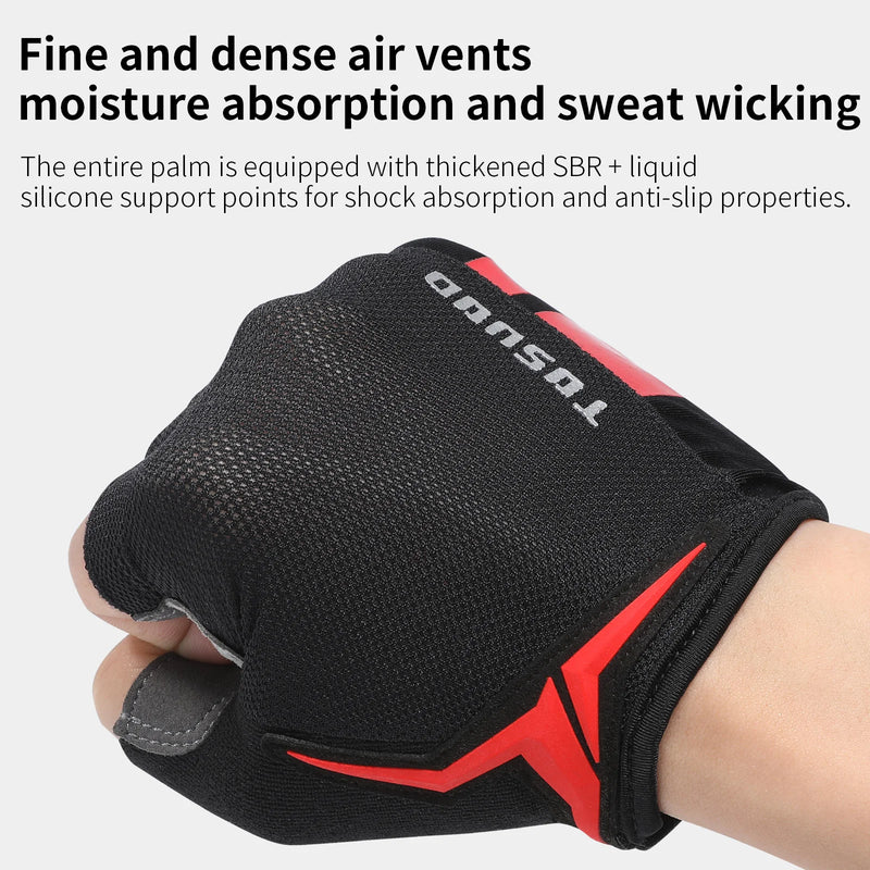 TOSUOD Half Finger Cycling Gloves Anti-slip | SAMAG