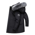 2027 XK Winter Jackets Hooded Casual Long Down Jackets Thicker Warm Parkas New Male Outwear Winter Coats Slim Jackets Size 4XL