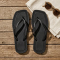 Women's Slippers Minimalist Solid Color Flip Flops Soft Anti-slip Beach Leisure Chic All-Match Summer Footwear
