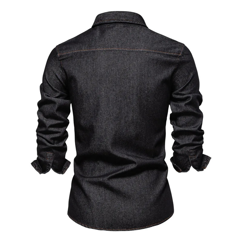 New Style Men's Casual Solid Color 100% Cotton | SAMAG