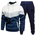 Men Autumn Winter Sets Zipper Hoodie Pants Pieces Casual | SAMAG
