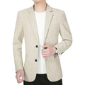 New Men's Spring and Autumn Light Suits, Solid Formal Wear, Business Casual Coats, Jackets for 4XL - View 2 | SAMAG