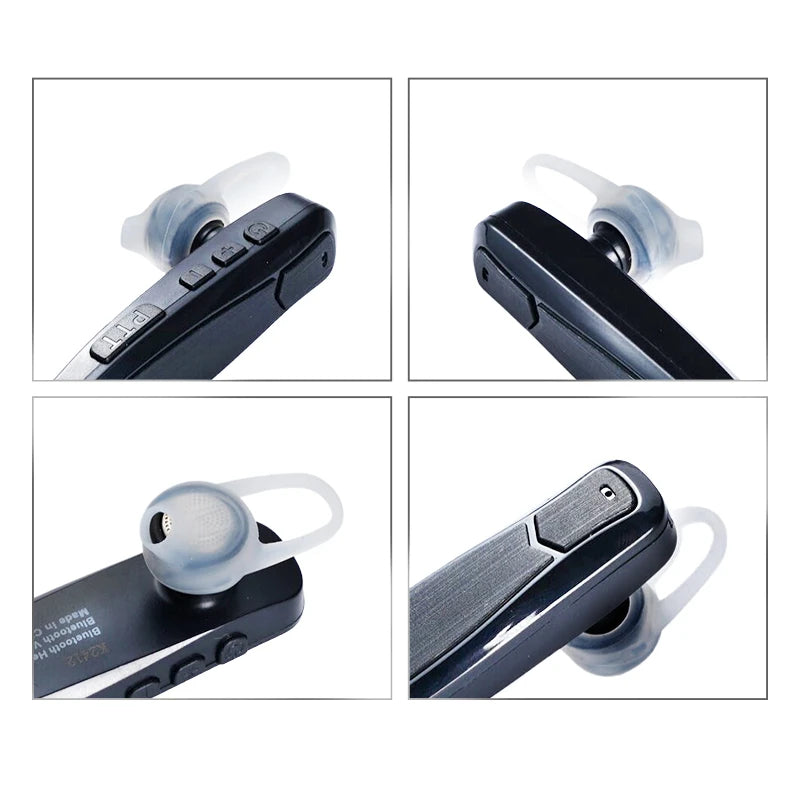 Bluetooth Wireless Headset Walkie Talkie Two Way Radio Earpiece Compatible with BaoFeng UV-82 UV-5R 888S UV5R - Hands-Free Commu