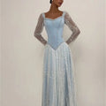 Contessa Custom Off Shoulder Corset Prom Dress Beading | SAMAG