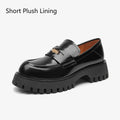 BeauToday Moccasin Loafers Women Genuine Cow Leather Penny Flats Round Toe Slip On Female Casual Platform Shoes Handmade 26569