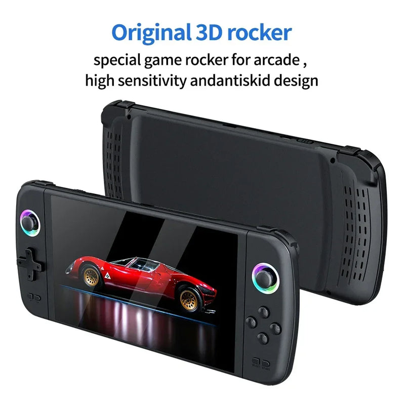 128G M27 Handheld Game Player Portable Retro Gaming Console 7.0” Big Screen 256G 70000+ Games for PS1 PSP ARC Men New Gifts