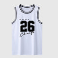 SEASONMARK 2026 Men's Summer Vintage Breathable Quick-Drying Sleeveless Vest round Neck Sports T-Shirt for Basketball
