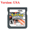 USA Pokemon NDS Game Card 3DS 2DS DS Card SoulSilver HeartGold Platinum Game Card Game Card BLACK Collecting Hobbies Gifts
