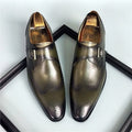 Italian Handmade Men's Oxford Shoes Real Calf Leather Black Brown Classic Brogue Business Wedding Dress Shoes For Men 2026 New