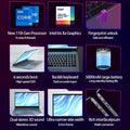 New 15.6" Gaming Laptop 11th Gen Intel i7 NVIDIA MX450 2G 16GB RAM 512GB SSD Fingerprint Unlock 1.8kg Ultra Slim Office Notebook