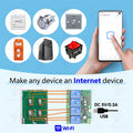 WiFi Smart Switch EWelink ,DC 12V 24V 48V USB 5V 4 Channels Wireless Remote Control,DIY Switch,Alexa Google Home Voice Control