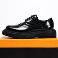 Luxury Mens Dress Shoes Genuine Leather Brogue British Business Suit Thick Sole Formal Casual Breathable Wedding Shoes Male