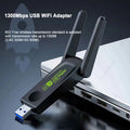 Grwiibeou Wireless USB WiFi Adapter 1300Mbps Dongle Network Card Dual Band 2.4G/5G Receiver for PC Desktop - Visuel 6 | SAMAG