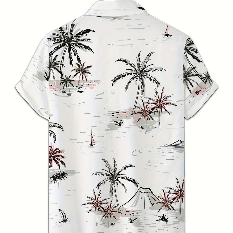 Summer Men's Shirt - 3D Printed Design Breathable | SAMAG