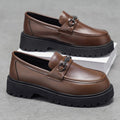 Men's casual shoes four seasons new soft-sole non-slip comfort light outdoor walking shoes fashion business visitor leather shoe