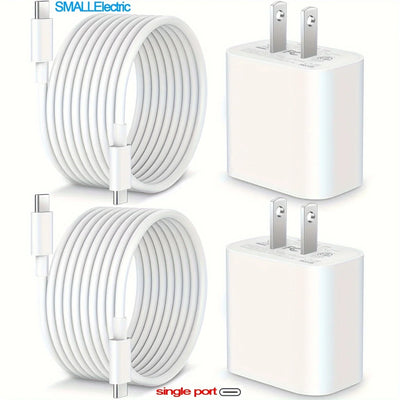 20W USB C Fast Charging Block for iPad, 2Pack Type C Wall | SAMAG