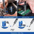 28/62 in 1 Electric Screwdriver Set Precision Power Tool Kit Rechargeable Wireless Mini Small Bits for - View 6 | SAMAG