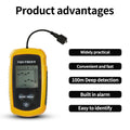 PUPOPAN Portable Handheld Fish Depth Finder Sonar - View 5 | SAMAG
