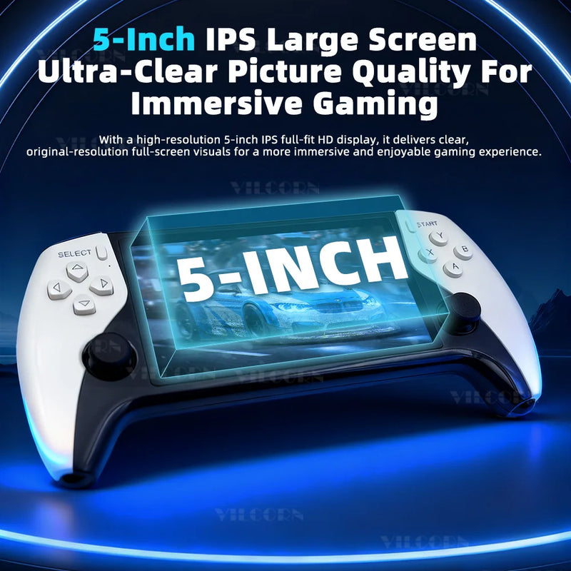 Portable Handheld Game Console 5inch Large Screen Game Player For PS1 GBA MAME Support FHD to TV Retro Game Machine Gift
