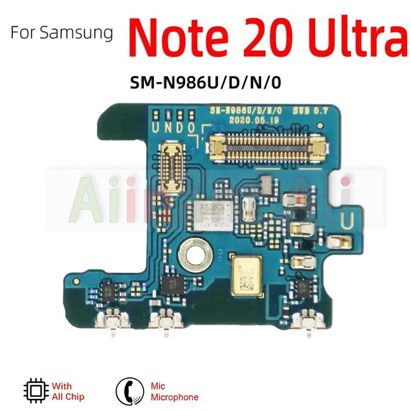 Dock Charger Board Fast Charging Port Flex Cable For Samsung Galaxy Note 10 20 Ultra Plus Lite N971N N770F N976B N981B N986B Ori