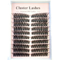 3 Styles Individual Lashes 15rows 390PCS Bottom Lashes Extension Lower Eyelash Clusters  DIY Wispy Natural Look Clear Band