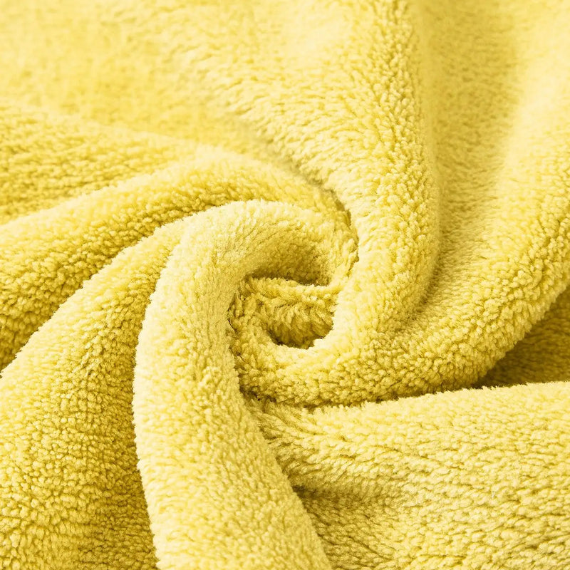 1pc Soft And Absorbent Baby Bath Towel With Cute Yellow Duck Design