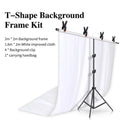 Photography Photo Studio T-Shape Backdrop Background Stand Frame Support System Kit For Video Chroma Key Green Screen With Stand