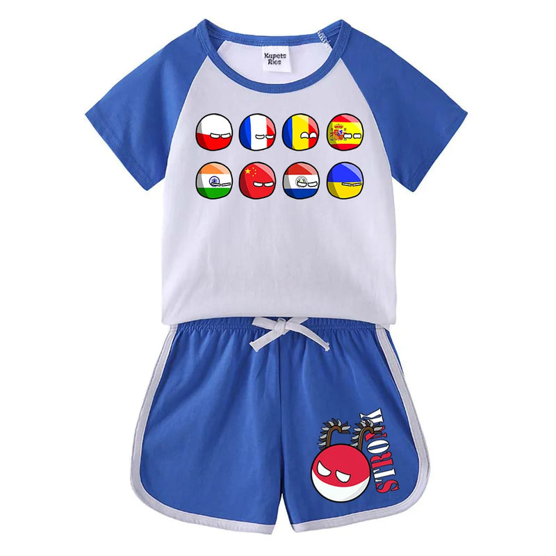 Countryball Polandballs Clothes for Summer Toddler Girls | SAMAG
