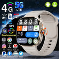 4G/5G Smartwatch 2.4 inch 720*720 Amoled Android 10.0 900W Camera GPS WIFI SIM Card 16GB+256GB RAM 2100Mah Battery Smart Watch