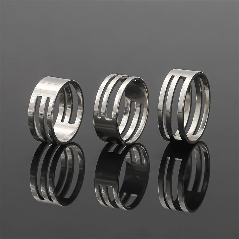 17/18/19mm Stainless Steel Easy Open Jump Ring Closing Finger Ring Opener for DIY Pliers Opening Helper Jewelry Making Tools