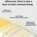 AIBEDILA Infants Washable Pillow Toddlers Soothing Bean Sleeping Pillows 0-6Y Kindergarten Cartoon Memory Silicone Cotton Pillow