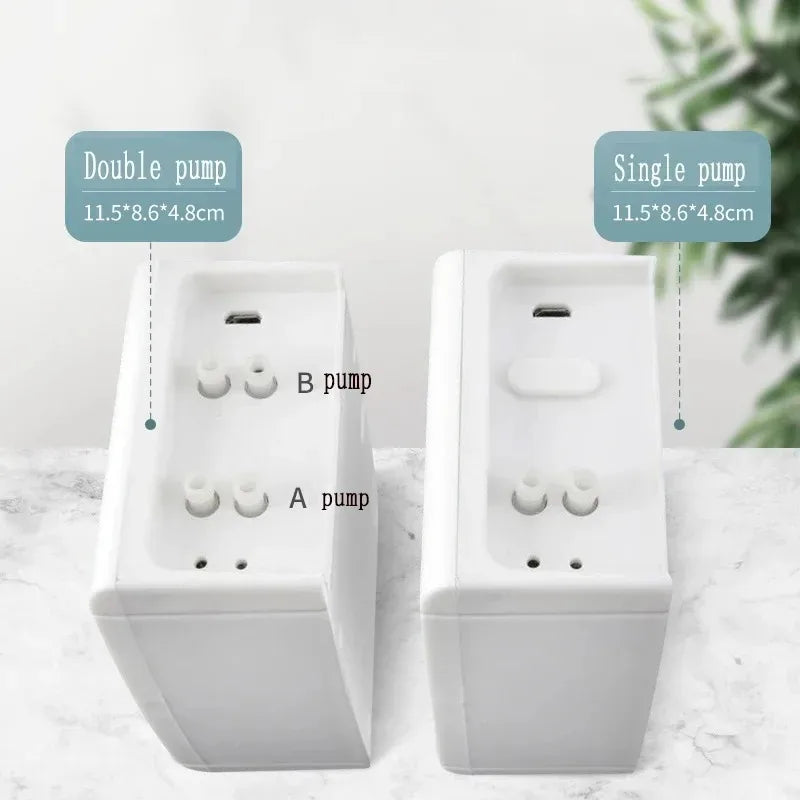 Garden Adjustable Valve Drip Irrigation Device Double Pump Controller Timer System Solar Energy Intelligent Automatic Watering