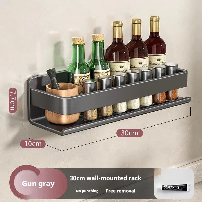 Storage Rack Multifunctional Wall Mounted Large Durable Organizer For Kitchen And Bathroom - View 9 | SAMAG
