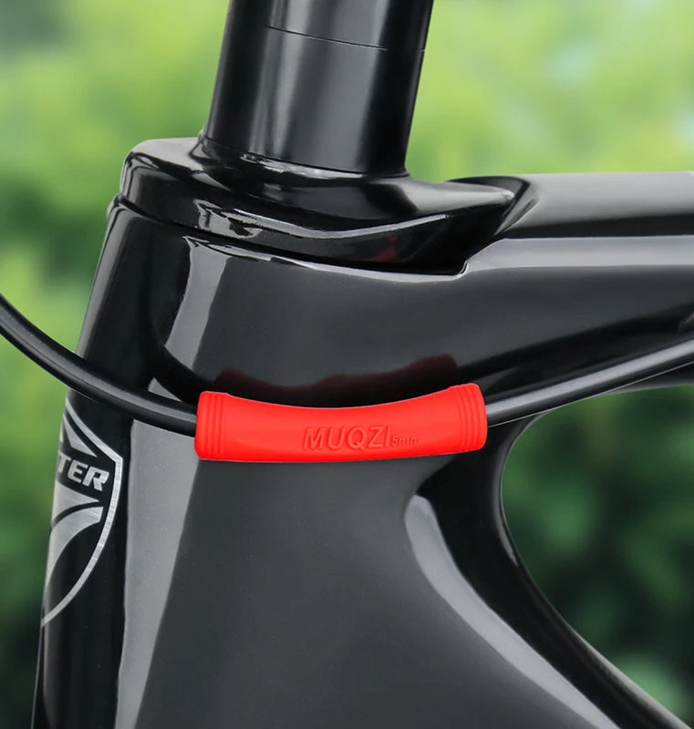 MUQZI 4/8pcs Bicycle Cable Protector Brake Shift Line Frame Protect Sleeve MTB Road Fixed Gear Bike Universal