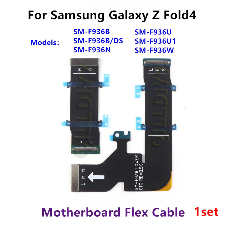 Spin Axis Flex Hinge Cable For Samsung Galaxy Z Fold4 SM-F936B F936U F936 Main Board LCD Connector Rotary Shaft Flex Cables