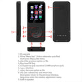 MP3 MP4 Player Bluetooth-Compatible5.0 Music Player 1.8in Color Screen   with E-book/FM Radio/Recording