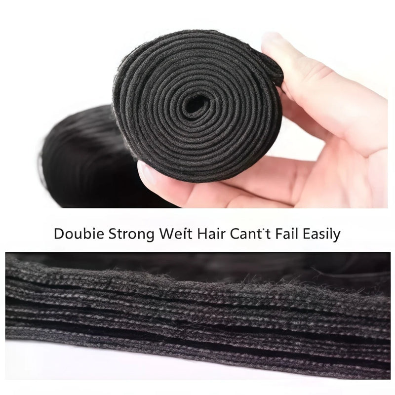 32 Inch Straight Brazilian Virgin Human Hair Bundles Natural Color Unprocessed Human Hair Weft Silky Straight Hair Weave 4 Bundles Hair Extensions For Ladies