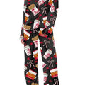 Extra Long Sleep Set Pajama, Casual Printed Fashion Pajama, Adult Comfortable Soft Pajama, Men's Winter Striped Sleepwear